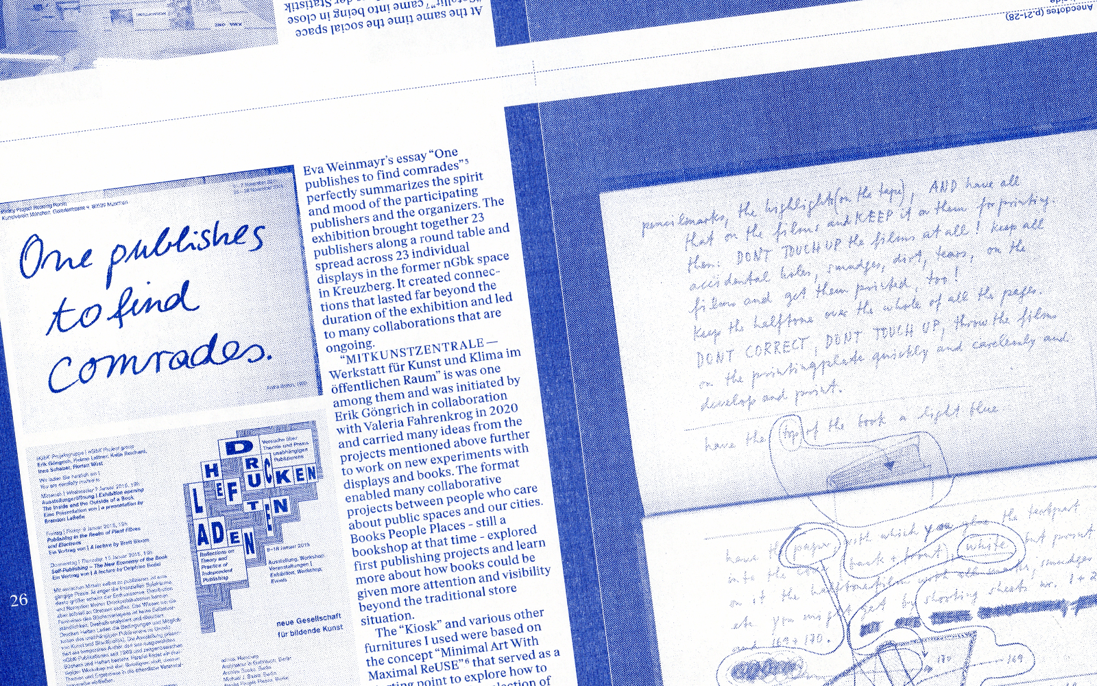 Publishing Anecdotes book by Roman Karrer using the Ripley typeface by Sale Character.