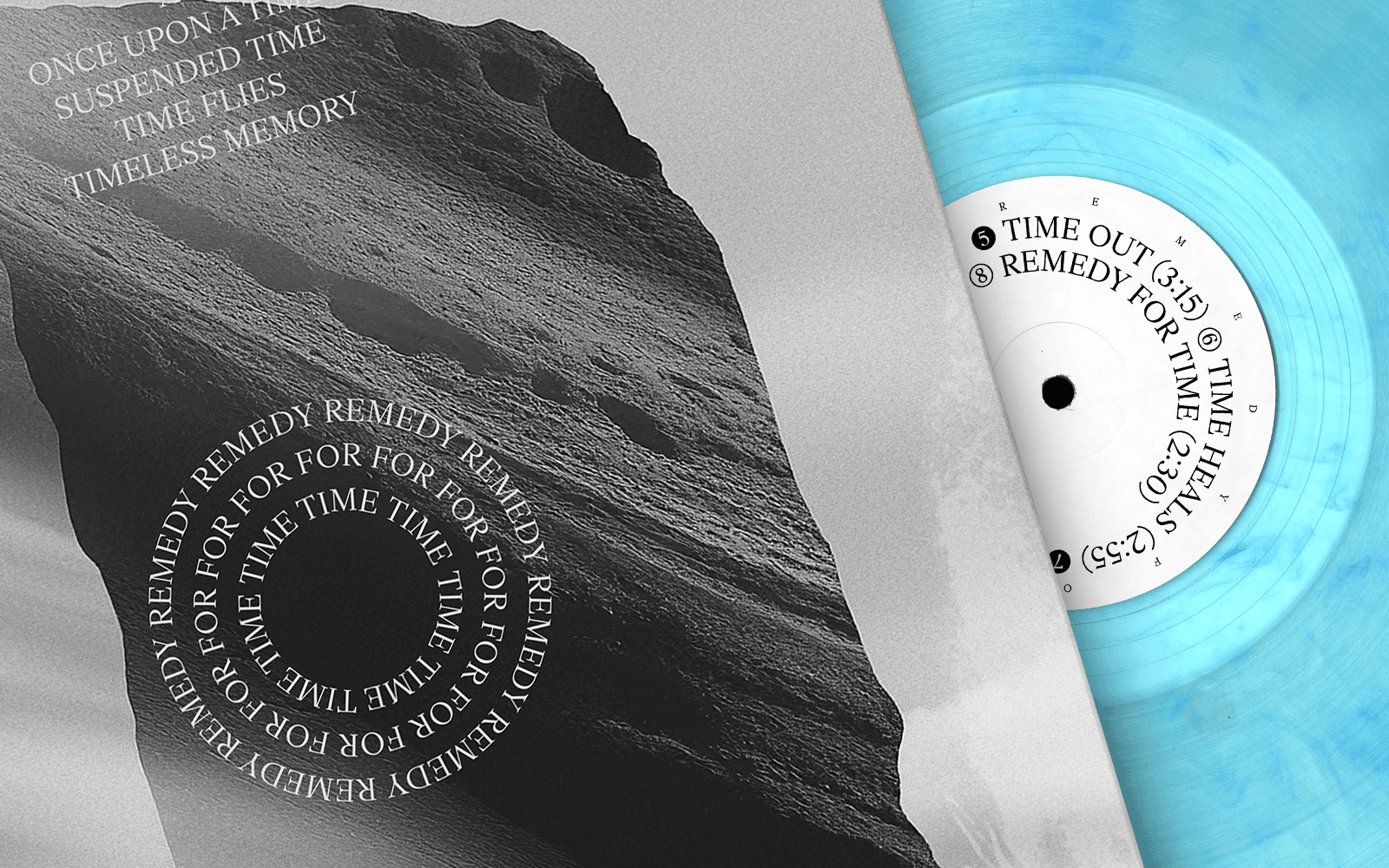 Remedy for Time EP by Spectrodrama featuring the Ripley typeface by Sale Character.